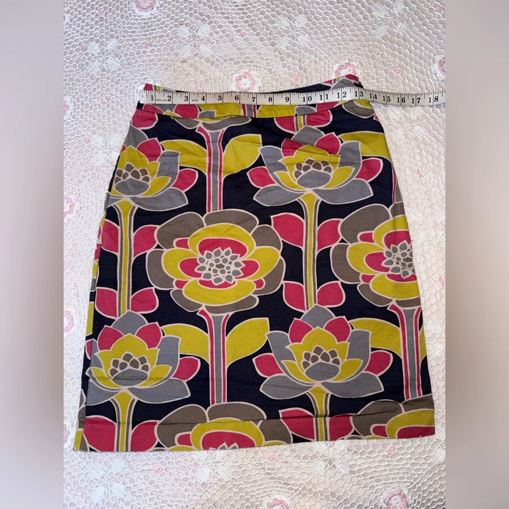 Boden A-Line Lotus Floral Skirt Size 4R